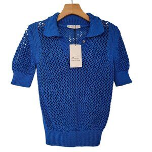 Zara Blue Crew Neck Sweater